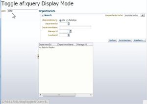 Query Panel in BASIC Mode