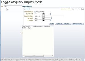 Query Panel in ADVANCED Mode